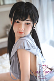 シリコン製頭部+TPEボディ Sanmu doll 145cm Bカップ #S32ヘッド 可愛い ラブドール