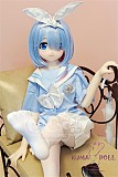 Aotume Doll ラブドール アニメドール 135cm AAカップ 细身タイプ #116 掲載画像はTPE材質 可愛い女の子 ブルー髪