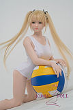 【カスタマイズ製品】7kg フルシリコン製ラブドール WAXDOLL 85cm バスト平 #GF05ヘッド リアルメイク付き ミニドール