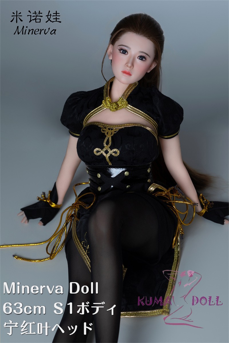 Minouva Doll 63cm S1ボディ 宁红叶ヘッド フルシリコンドール BJD人形 ミニドール 3.2kg フィギュア 1/3 ボディ選択可能 Cospaly衣装+スタンド付き