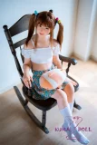 J-cute 149cm バスト平 AGD02 紬ヘッド フルシリコン製ラブドール 清楚系ツインテール美少女