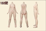 羊角社doll 132cm バスト大 ルルムヘッド ソフトビニール製ヘッド+S-TPE製ボディ 等身大フィギュア アニメ系風ドール