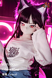 MOZU DOLL 115cm バスト小 雅雅ちゃん ビニール製頭部+TPE製ボディ 肌色＆眼球色＆メイク＆ウィッグ＆衣装は宣材写真と同じ