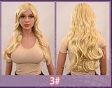 TPE製ラブドール WM Dolls 168cm Eカップ #443 金色カールヘア美人