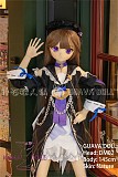 GUAVADOLL アニメドール ソフトビニール製ヘッド+TPE製ボディ 145cm Bカップ DM02黑塔 ヘッド M16ジョイント 他社と交換可能 138-150ＣＭのボディに適用 ナチュラル肌色