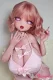Elsa Babe RAD043 浅香萌里ヘッド 130cm ピンク髪 ハート瞳アニメ顔 爆乳 ピンクリボンランジェリー ボディー素材選択可能