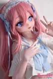 Elsa Babe 140cm AHR8 Mollyヘッド 二次元 アニメドール ピンクロングヘア 萌え系フリル衣装の美少女ラブドール フルシリコン製  カスタマイズ可