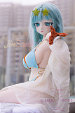 アニメドール ソフトビニール製ヘッド シリコン製ボディ WM Dolls 157cm Bカップ #Y015 ヘッド カスタマイズ可