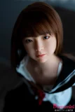 J-cute 137cm  AGD17 羽純（はずみ）髪の毛植毛 フルシリコン製ダッチワイフ セーラー服美少女