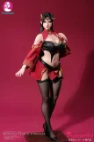 Minouva Doll 75cm 新作 米杜莎 ヘッド ミニドール 漆黒ロングヘア＆紅装コスチューム フィギュア版/ラブドール版ボディ選択可能