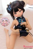 羊角社Croissant Doll #B06ヘッド 141cm AAカップ 妃咲Kisaki チャイナドレス風ロリ系ラブドール 宣材写真のは手描きメイク ビニール製ヘッド+S-TPE製ボディ