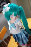 MW Girl(魔物姫) 小音ちゃんヘッド キュートな猫ポーズ風アニメラブドール 可愛い系85cmフィギュア アニメドール シリコン製ボディ