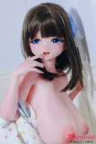 Elsa Babe AHR023 诹访部晴香ヘッド 130cm ブルーチェックヘッドスカーフ 花柄ワンピスラブドール ボディー素材選択可能