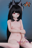 MOZU DOLL 115cm バスト小 雅雅ちゃん ビニール製頭部+TPE製ボディ 肌色＆眼球色＆メイク＆ウィッグ＆衣装は宣材写真と同じ