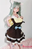 Elsa Babe 140cm M  AHR025 桃井光代Momoi Mitsuyo 二次元 ミントグリーン髪×うさ耳 可愛い系アニメラブドール フルシリコン製  カスタマイズ可