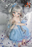 売れ切れ MOZU DOLL 85cm Aカップ クラゲちゃん ソフトビニール製頭部 TPE製ボディ 肌色＆眼球色＆メイク＆ウィッグ＆衣装は宣材写真と同じ  6kg