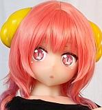 [Aotume Doll] 145cm Bカップ フルシリコン ラブドール グレー髪セーラー服 ヘッド及びボディー材質選択可能