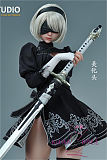 【売り切れ】迷彩衣装/戦闘制服無料に付き Mini Doll ミニドール SGD STUDIO 75cm 戦闘少女コスプレ ヨルハ二号B型 2B SGD-002 Man You 1/3ラブドール アクセサリー付き フルセット Man You 在庫あり ご注文の翌日には工場から出荷可能