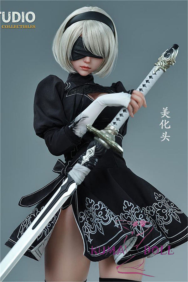 【売り切れ】迷彩衣装/戦闘制服無料に付き Mini Doll ミニドール SGD STUDIO 75cm 戦闘少女コスプレ ヨルハ二号B型 2B SGD-002 Man You 1/3ラブドール アクセサリー付き フルセット Man You 在庫あり ご注文の翌日には工場から出荷可能