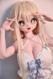 Elsa Babe 140cm M  AHR015 二次元 アニメドール フルシリコン製  カスタマイズ可 花輪をかけた少女