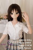 GUAVADOLL アニメドール ソフトビニール製ヘッド+TPE製ボディ 150cm バスト小 DM04 橘爱丽丝 ヘッド ピンク髪 M16ジョイント 他社と交換可能 138-150ＣＭのボディに適用 ナチュラル肌色