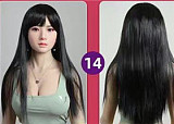 フルシリコン製ラブドール JYDOLL 168cm Eカップ 水蜜桃（Shui mi tao）ヘッド 身体リアルメイク付き ホルターネックチャイナドレス