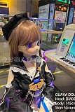 GUAVADOLL アニメドール ソフトビニール製ヘッド+TPE製ボディ 145cm Bカップ DM02黑塔 ヘッド M16ジョイント 他社と交換可能 138-150ＣＭのボディに適用 ナチュラル肌色
