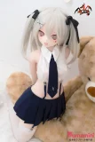 Mozudoll 【SR級】莉音ちゃん 115cm アニメラブドール  宣材写真はビニール製頭部 TPE製ボディ 肌色＆眼球色＆メイク＆ウィッグ＆衣装は宣材写真と同じ