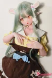 Elsa Babe 140cm M  AHR025 桃井光代Momoi Mitsuyo 二次元 ミントグリーン髪×うさ耳 可愛い系アニメラブドール フルシリコン製  カスタマイズ可