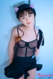 J-cute 唯ヘッド 笑い顔 133cm貧乳 ピンク猫耳リアルドール 清らかな美少女のセックスドール 宣材写真は高級フルシリコンダッチワイフ
