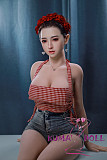 シリコン製頭部+TPEボディJY Doll 157cm バスト大  秀婕（Xiujie）ヘッドはSメイク付き
