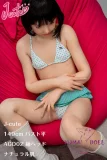 J-cute 149cm バスト平 AGD02 紬ヘッド フルシリコン製ラブドール 純真な美少女
