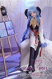 TPE製ラブドール MOZU 145cm Dカップ M1#頭部 体重25kg 肌色＆眼球色＆メイク＆ウィッグ＆衣装は宣材写真と同じ