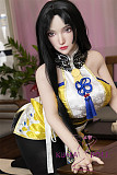 シリコン製頭部+TPEボディ JY Doll 150cm バスト小 momo(桃子)ヘッド Sメイク付き