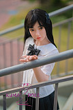 フルシリコン製ラブドール WAXDOLL 新型 142cm 貧乳 GD03ヘッド リアルメイク付き