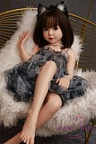 AXBDOLL 可愛い顔 フルシリコン製 GB02ヘッド+AT100-1ボディ ラブドール 新型100cm AAカップ 掲載画像のボディはリアルメイク付き