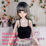 GUAVADOLL アニメドール ソフトビニール製ヘッド+TPE製ボディ 153cm Eカップ BJD01ヘッド M16ジョイント 他社と交換可能 138-153ＣＭのボディに適用 ナチュラル肌色