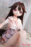 MW Girl(魔物姫) ももヘッド 85cm 7kg  JK服＆黑髪 アニメ風ラブドール 宣材写真通のはシリコン製ボディ 宣材写真と同じ制服も付属