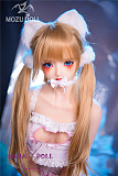 TPE製ラブドール MOZU 145cm M1ヘッド 体重25kg 肌色＆眼球色＆メイク＆ウィッグ＆衣装は宣材写真と同じ