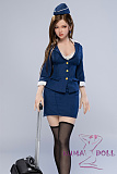 Minidoll 75cm スチュワーデス 小型ラブドール シリコン材質 ミニドール 4.6kg 塗装済みフィギュア セックス可能 ボディ選択可能 Cospaly衣装+スタンド 選択可能