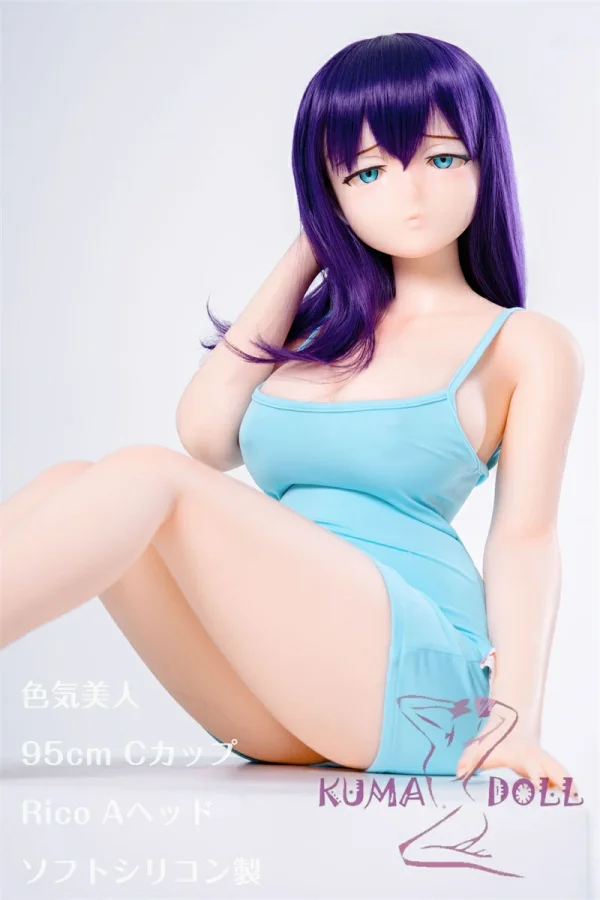 Irokebijin 95cm Cカップ Rico Aヘッド HSS ソフトフルシリコン製 カスタマイズ品 アニメ ラブドール
