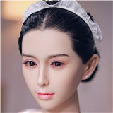 シリコン製頭部+TPEボディJY Doll 157cm バスト大  晚玉（Wanyu）ヘッドはSメイク付き