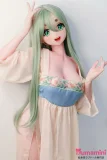 Elsa Babe 140cm M AHR021 梦乃绫野 Yumeno Ayano アニメ顔ラブドール ミントグリーンロングヘア フルシリコン製  カスタマイズ可