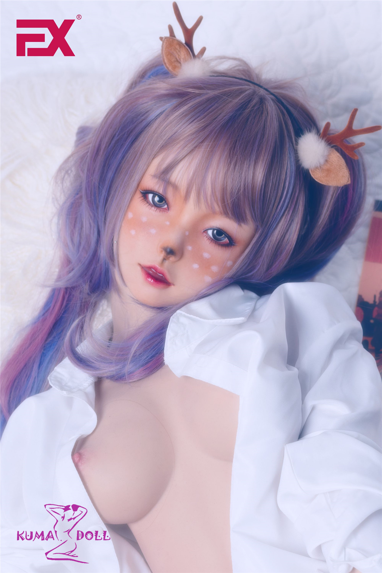 EXDOLL 高級シリコン材質 145cm 蝶ヘッド 動物顔の職人メイク ラブドール ボディー及びヘッドなど選択可能 カスタマイズ可 可愛いドール