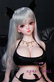 フルシリコン製ラブドール JY Doll 100cm ミニドール 伊娜(Yina)ヘッド 肌色＆眼球色＆メイク＆ウィッグは宣材写真と同じ