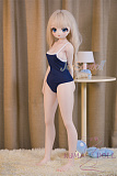 アニメドール ソフトビニール製ヘッド+TPE製ボディ WM Dolls 85cm AAカップ S001ヘッド 綿綿 むっちこ オナホールあり