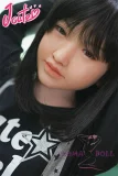 J-cute 149cm バスト平 AGD08 美郁（みく）ヘッド  フルシリコン製 ブランコに座る可愛らしいラブドール