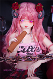 TPE製ラブドール MOZU 145cm M4ヘッド 体重25kg 肌色＆眼球色＆メイク＆ウィッグ＆衣装は宣材写真と同じ