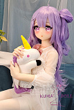 フルシリコン製ラブドール Aotume Doll アニメドール 135cm AAカップ 細身タイプ #92 独角兽 ユニコーン