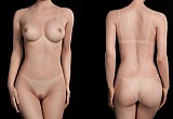 フルシリコン製ラブドール WAXDOLL  142cm 貧乳 GD09ヘッド リアルメイク付き 拘束された少女